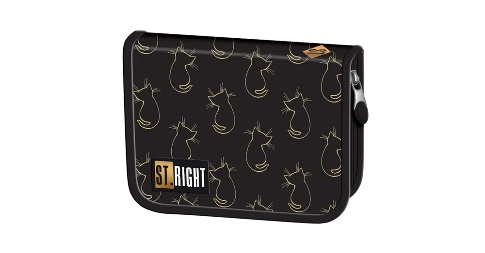 St.Right Golden Cats kihajtható tolltartó PC03 20,5×14×3,5 cm Árcsökkenés