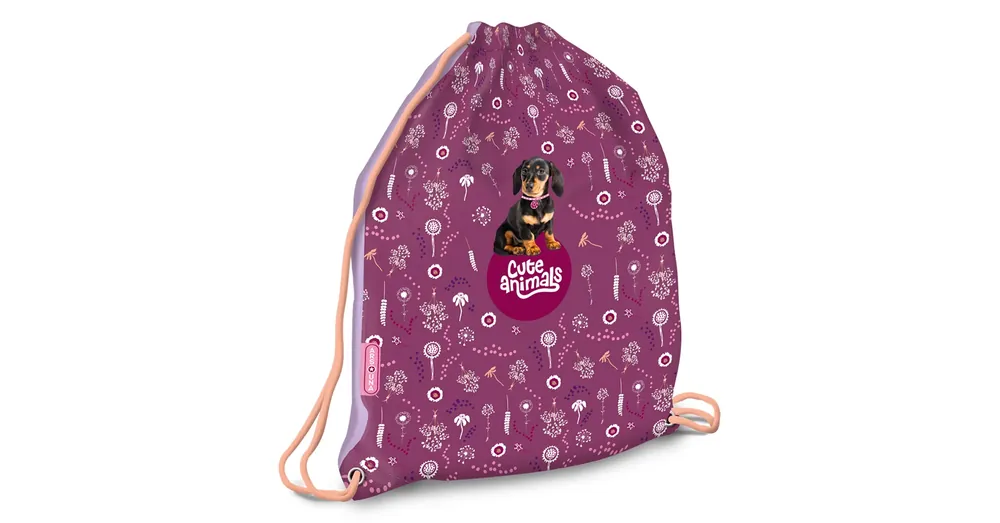 Alacsony ár Ars Una Cute Animals – Puppy kutyusos tornazsák, sportzsák 32×42 cm