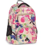 Akciós ár Ars Una Beach flowers virágos ergonomikus iskolatáska, hátizsák 33×45×24 cm