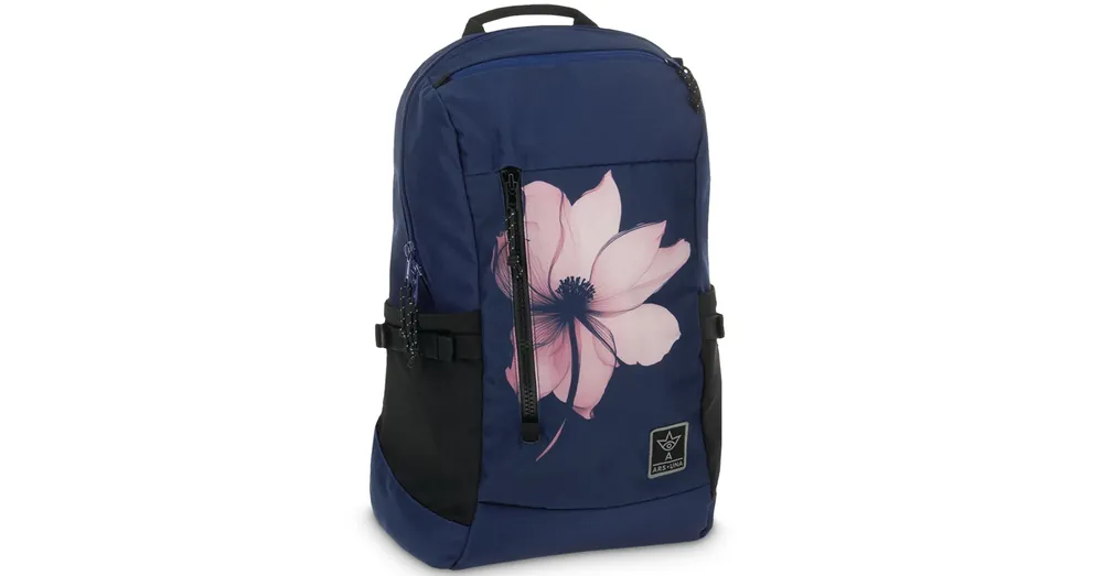 Ars Una Pink shade virágos AU-17 iskolatáska, hátizsák 32×47×18 cm Azonnal elérhető
