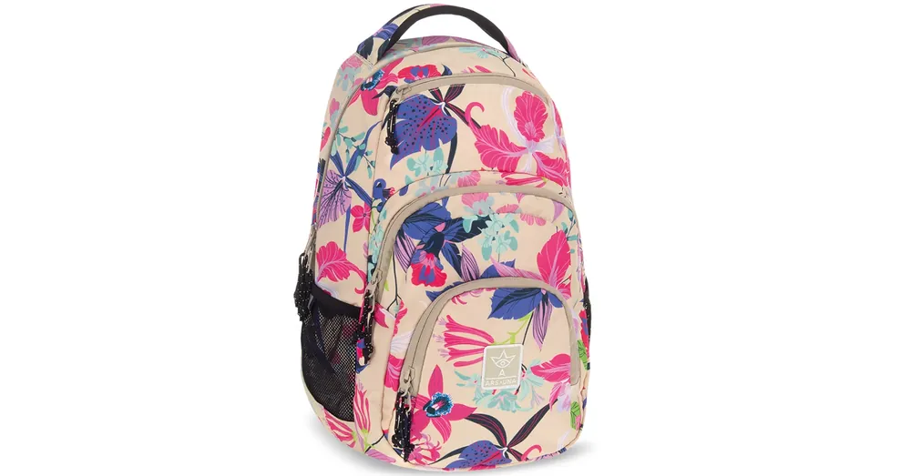 Expressz kézbesítés Ars Una Beach flowers virágos AU-2 iskolatáska, hátizsák 32×46×22 cm