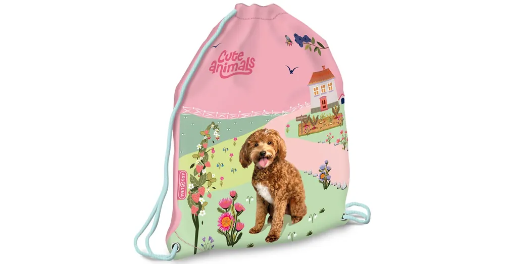 Vásárlói kedvenc Ars Una Cute animals Doggie kutyás tornazsák, sportzsák 32×42 cm
