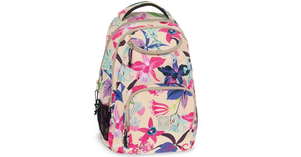 Ars Una Beach flowers virágos AU-6 iskolatáska, hátizsák 34×45×26 cm Újdonság