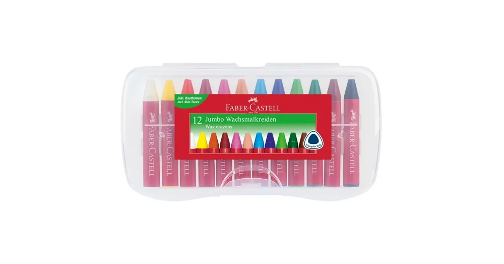 Szuper akció Faber-Castell Triangular Jumbo zsírkréta 12 db-os szett