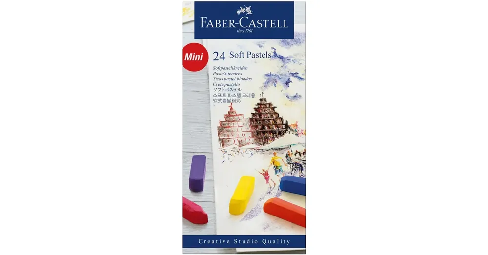 Outlet Faber-Castell Mini porpasztellkréta készlet 24 db-os