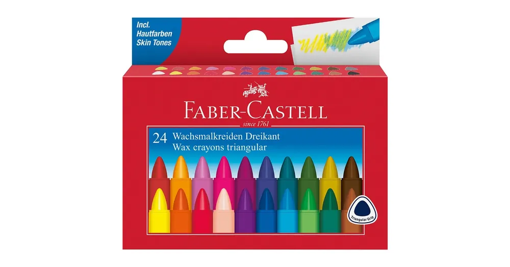 Árcsökkenés Faber-Castell Triangular Jumbo zsírkréta 24 db-os szett