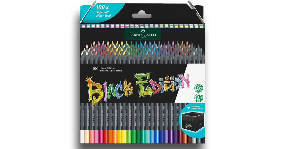 Népszerű Faber-Castell Black Edition színes ceruza szett 100 db-os