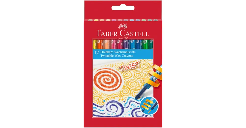 Gyors szállítás Faber-Castell Twist zsírkréta szett 12 db-os