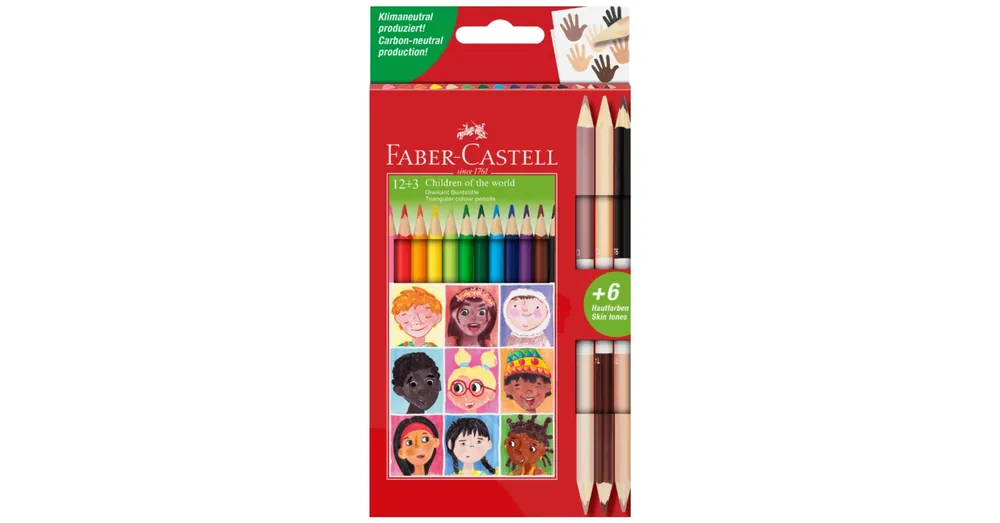 Faber-Castell 12+3 db-os színes ceruza szett Csak ma