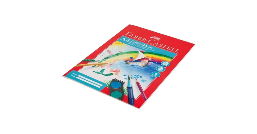 Kedvezmény Faber-Castell A4 rajzfüzet – 20 ív, 100 g-os papírral