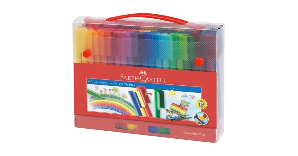 Faber-Castell Connector Filctoll Készlet – 60 db-os szett praktikus tárolóban Végkiárusítás