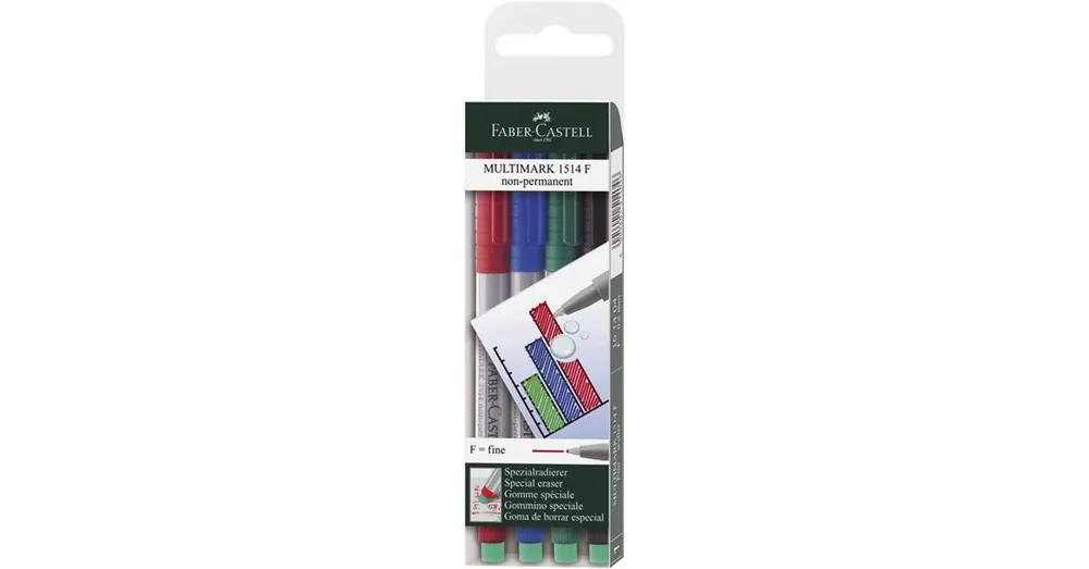 Faber-Castell Multimark fóliafilc 4 db-os szett F Ne maradj le