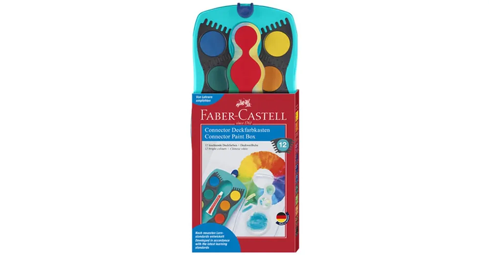 Faber-Castell Vízfesték 12 színű türkiz szett Biztonságos vásárlás