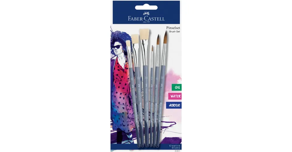 Faber-Castell 6 db-os ecset készlet Népszerű