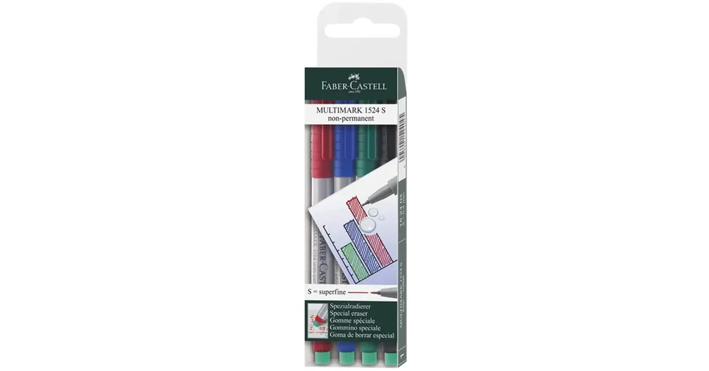Faber-Castell Multimark fóliafilc szett S – 4 db Csak ma