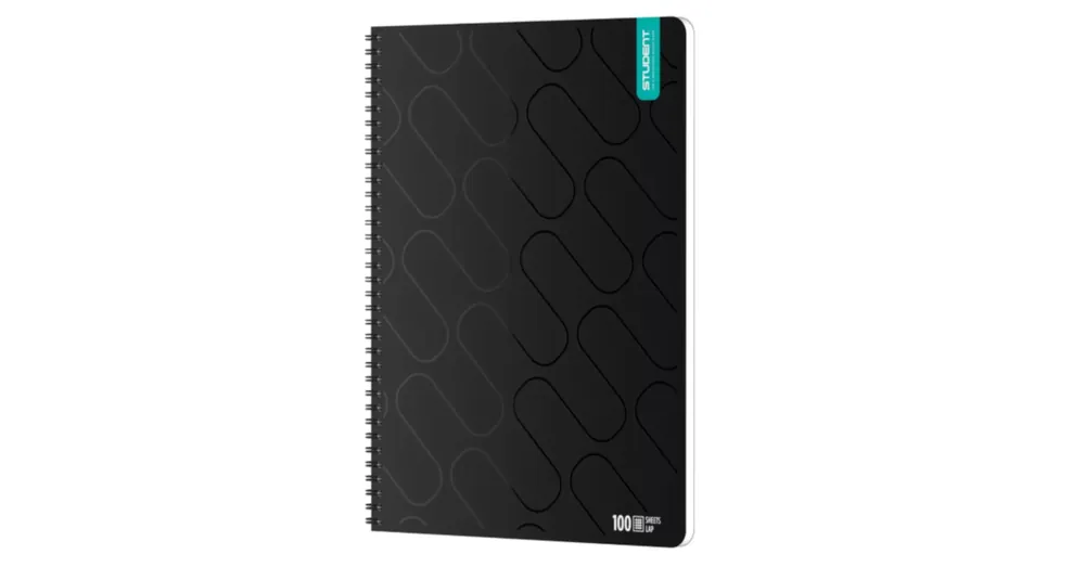Legnépszerűbb ICO Student Prémium Black Spirál Füzet A/4 kockás 100 Lapos