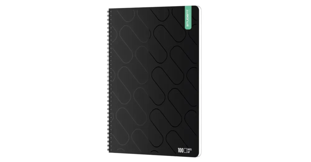 Vedd meg online ICO Student Prémium Black Spirál Füzet A/4 sima 100 Lapos