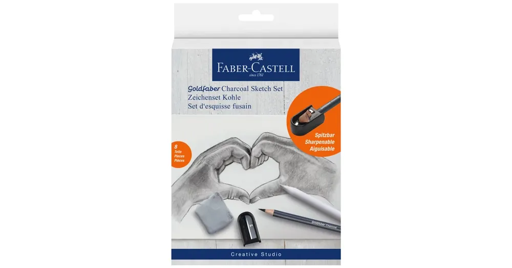 Faber-Castell Goldfaber rajzszén vázlat szett 8 db-os Biztonságos fizetés