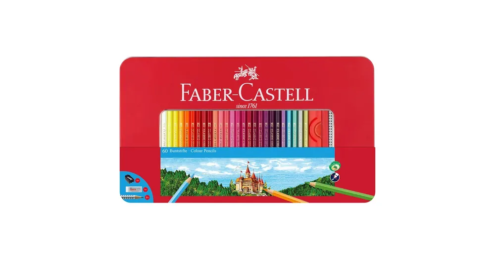 Ne maradj le Faber-Castell Színes ceruza szett fém dobozban 60 db-os
