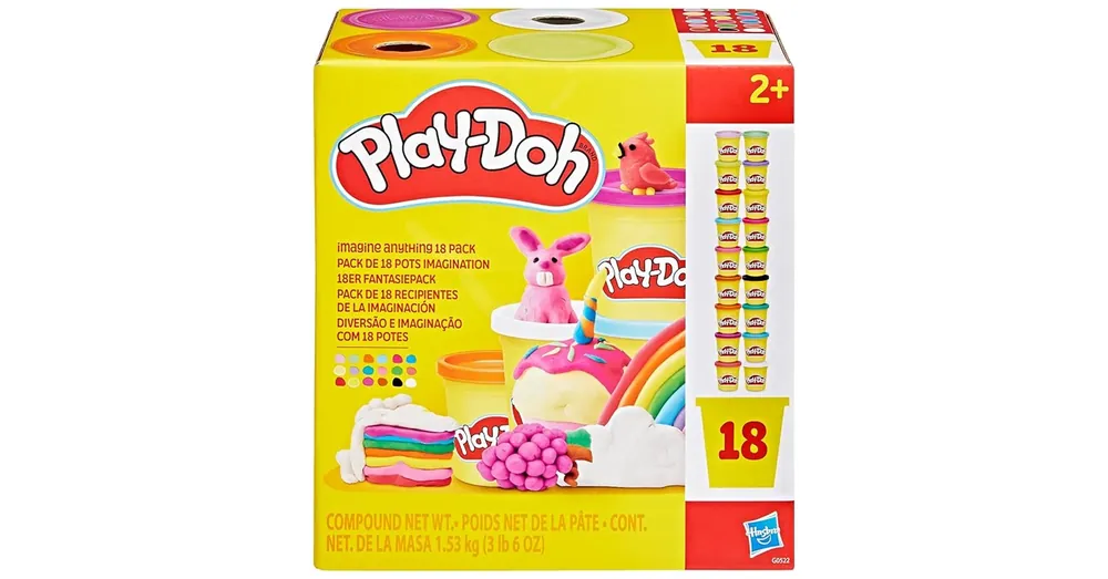Prémium Play-Doh Tégelyes 18 db-os gyurma szett 1530gr – Hasbro