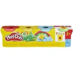Azonnal elérhető Play-Doh Tégelyes 4 db-os gyurma szett 340gr – Hasbro