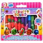 Biztonságos vásárlás Canenco FruitySquad 12 db-os illatos zsírkréta készlet