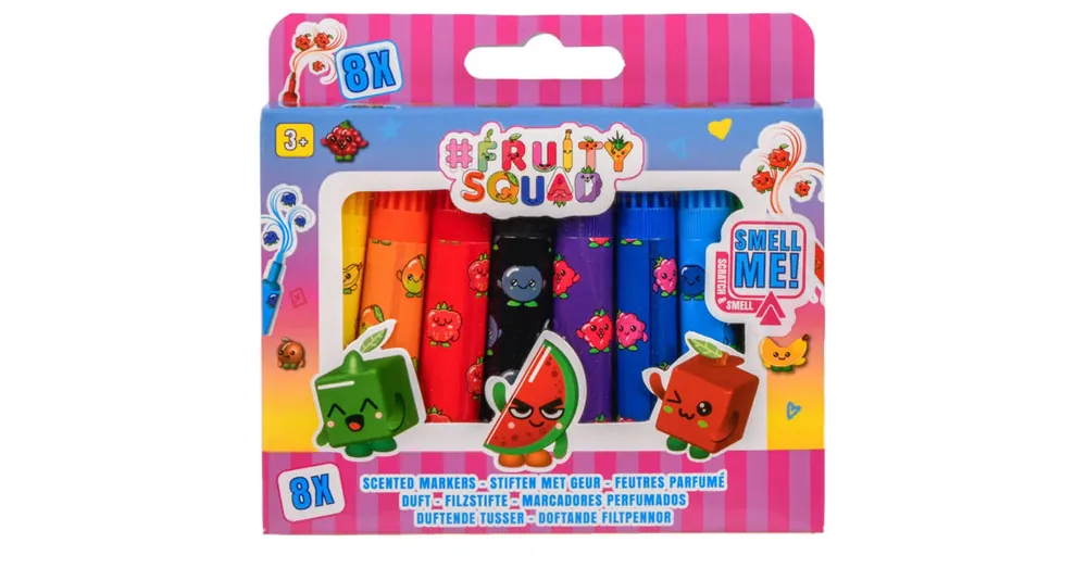 Legkelendőbb Canenco FruitySquad illatos mini filctollak, 8 db
