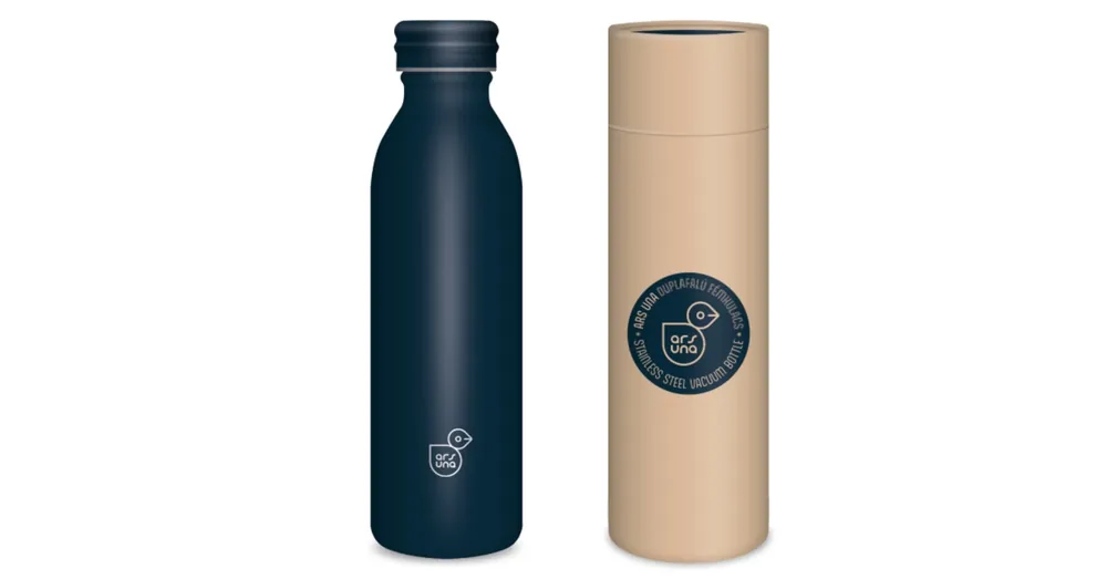 Csak ma Ars Una Midnight Blue duplafalú fémkulacs 600ml