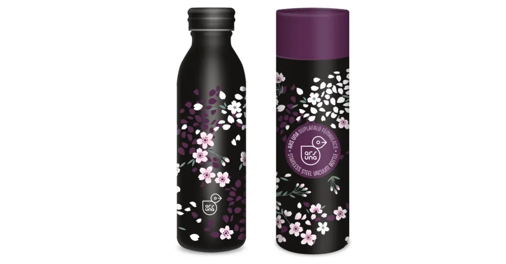 Gyors kiszállítás Ars Una Sakura duplafalú fémkulacs 600ml