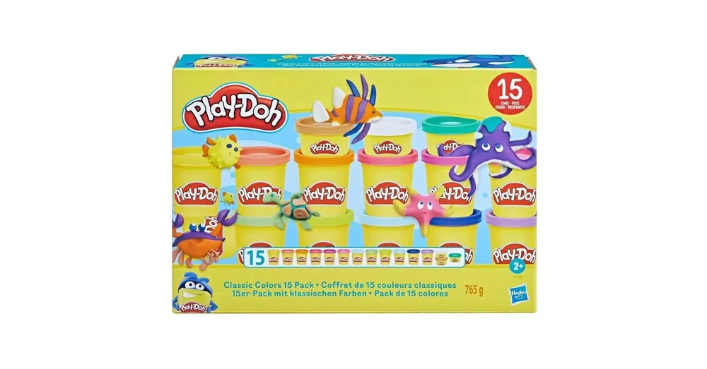 Szuper akció Play-Doh Klasszikus színek 15 db-os gyurmaszett – Hasbro