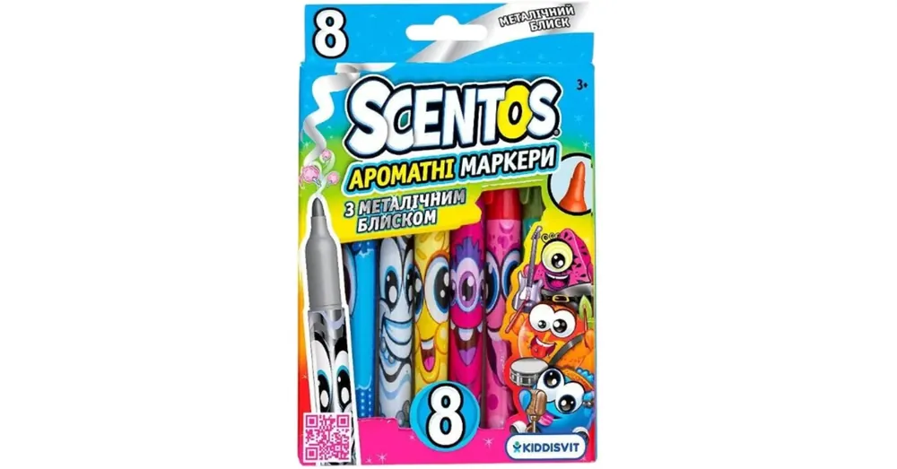 Scentos illatos metálfényű 8 db-os filctoll szett Biztonságos fizetés