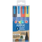 Acrilyc Akril gömbhegyű marker 4 db-os szett – Carioca Expressz kézbesítés