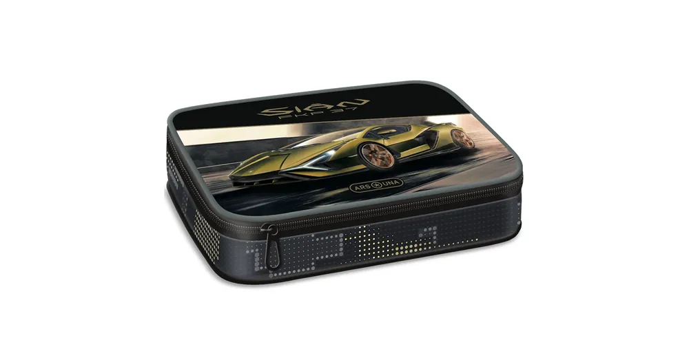 Szuper ajánlat Ars Una Sárga Lamborghini többszintes tolltartó 15,5×22,5×4,5 cm