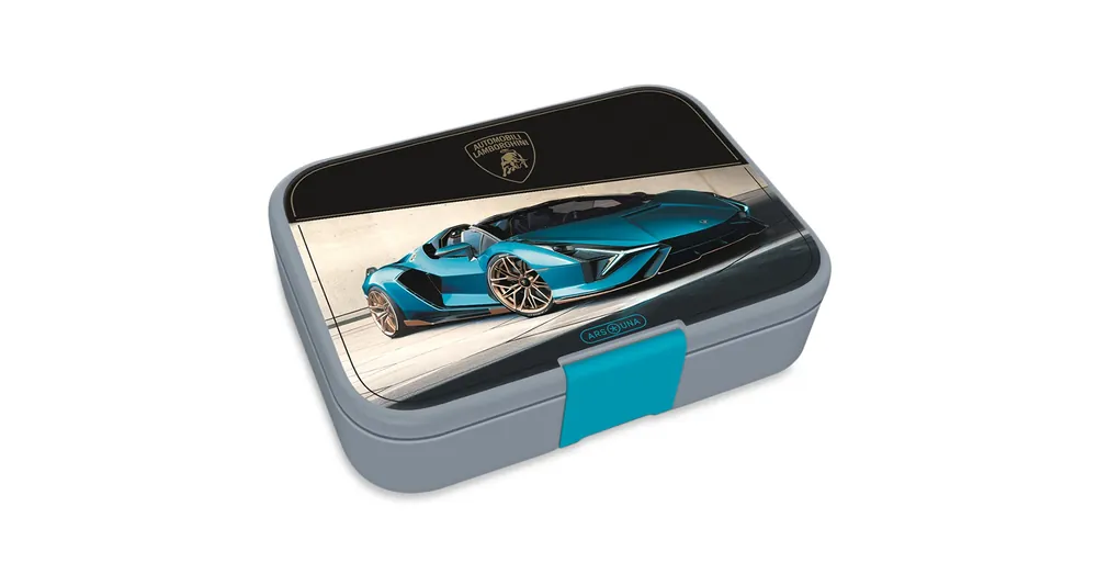 Kiárusítás Ars Una Lamborghini osztott uzsonnás doboz 15,3×21,6×5,2 cm