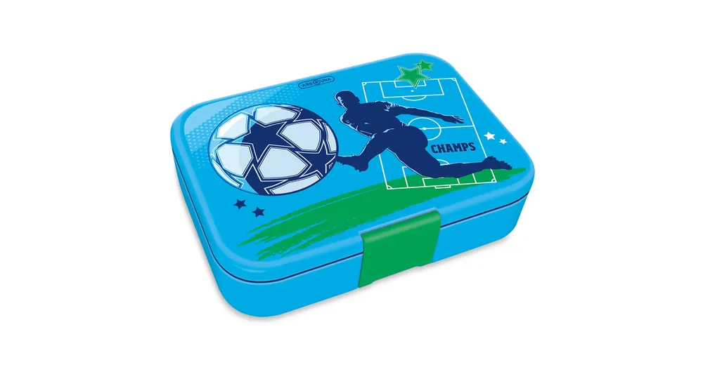 Expressz kézbesítés Ars Una Champs focis osztott uzsonnás doboz 15,3×21,6×5,2 cm