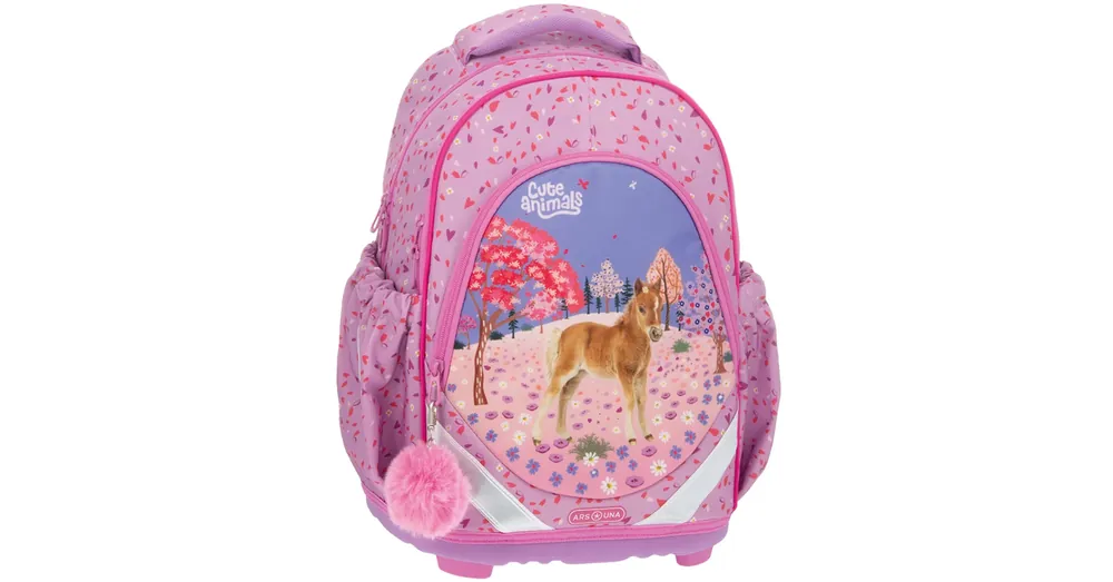 Expressz kézbesítés Ars Una Cute Animals-Horse anatómiai 33×42×21 cm-es iskolatáska hátizsák