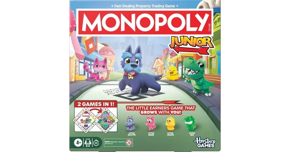 Monopoly Junior állatfigurás társasjáték – Hasbro Árengedmény