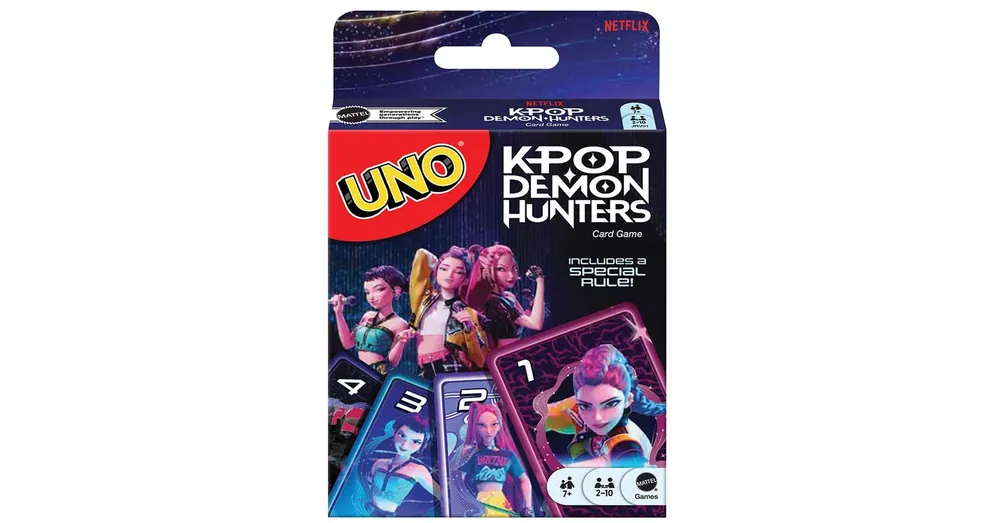 K-POP Démonvadászok UNO kártyajáték - Mattel Legkelendőbb