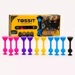 Tossit Family Pack – Pink, Lila, Kék, Sárga tapadókorongos darts társasjáték Különleges ajánlat