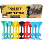 Tossit Family Pack – Piros, Türkiz, Kék, Sárga tapadókorongos darts társasjáték Alacsony ár