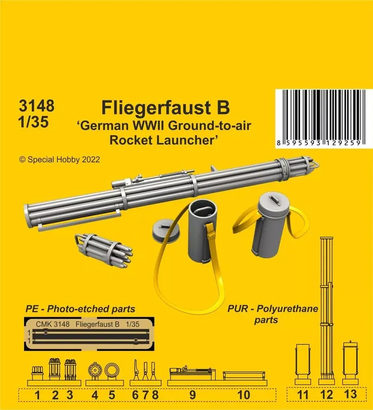 Bestseller CMK Fliegerfaust B German WWII ground-to-air rocket launcher 1 35 (129-3148)