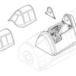 CMK F6F/-3 Hellcat, Cockpit, Resin + Photoetch (129-5004) Rendeld meg most