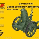 Szezonális akció CMK German WWI 25cm schwerer Minenwerfer/ Heavy Mortar-All Resin kit 1 35 (129-RA058)