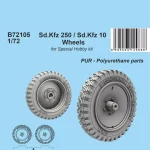Biztonságos vásárlás CMK Sd.Kfz 250 / Sd.Kfz 10 Wheels 1/72 1 72 (129-B72105)
