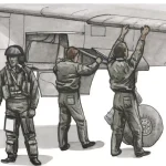 CMK French pilot and two mechanics f.1/72 Special Hobby Mirage F.1C model 1 72 (129-F72305) Azonnali szállítás