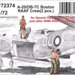 CMK A-20/DB-7C Boston RAAF Crew 1 72 (129-F72374) Korlátozott ajánlat