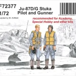 Vedd meg most CMK Junkers Ju-87D/G Stuka Pilot and Gunner 1 72 (129-F72377)