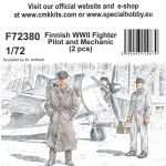 CMK Finnish WWII Fighter Pilot and Mechanic 1 72 (129-F72380) Árengedmény