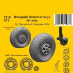 Azonnali szállítás CMK Mosquito Undercarriage Wheels / for 1/72 Tamiya and Hasegawa kits 1 72 (129-7510)