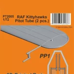 Alacsony ár CMK RAF Kittyhawks Pitot Tube (2 pcs.) 1 72 (129-P72005)